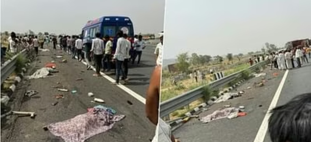 नूंह में भीषण सड़क हादसा: दिल्ली-मुंबई एक्सप्रेसवे पर सात सफाई कर्मचारियों की मौत, चार गंभीर घायल